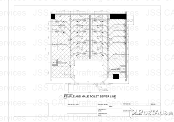 Cad Drafting Services Architectural, Electrical, Mechanical Sketch