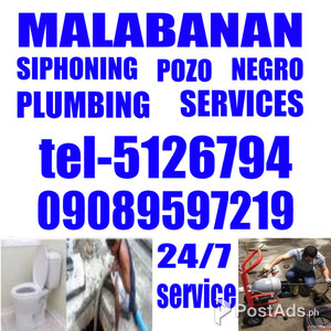 malabanan siphoning pozo negro plumbing | PostAds PH