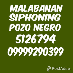malabanan siphoning pozo negro expert plumbing | PostAds PH