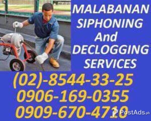 Malabanan San juan city RAA Siphoning services.09291035939