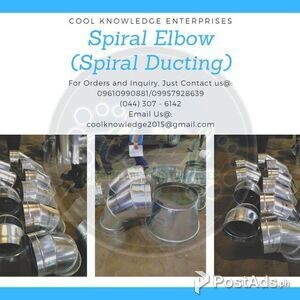 G.I Spiral Elbow ** Supplies - CKE Bulacan | PostAds PH