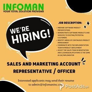 Marketing and Sales Account Representative | PostAds PH