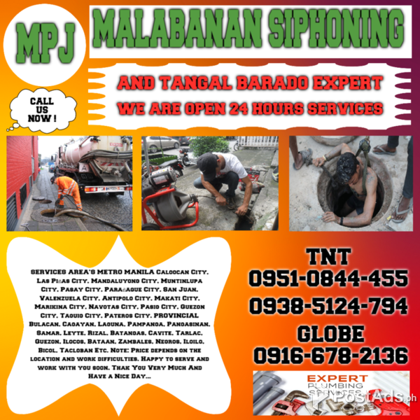  Malabanan Siphoning Septic Tank & Plumbing service marikina