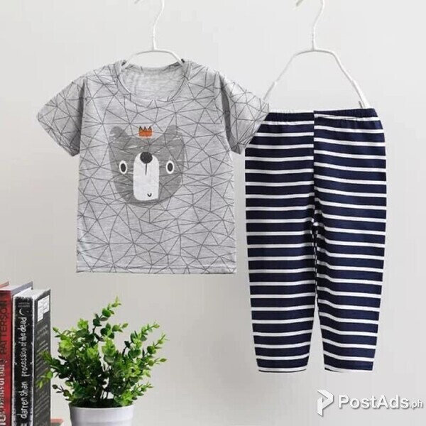 Boys and Girls Cotton Sleepwear Sets Ternohan Panjama and T-Shirts for 