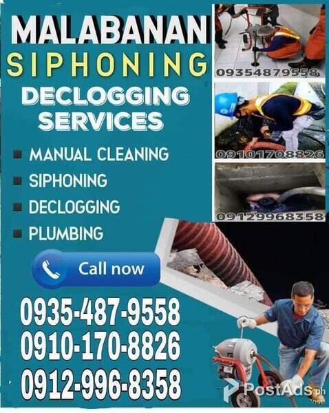 Malabanan Siphoning Septic tank 24/7  expert tanggal barado