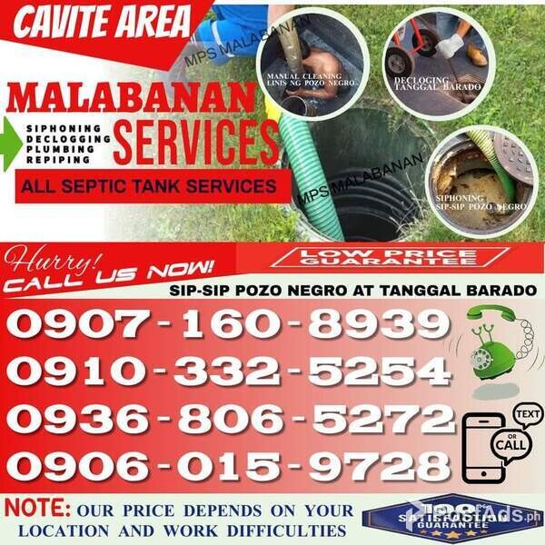BACOOR MPS MALABANAN SIPHONING and DECLOGGING SERVICES 09368065272