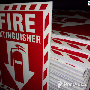 Photoluminescent Fire Extinguisher Signs Philippines | PostAds PH