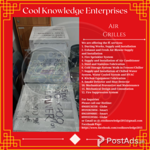 Air Grilles for HVAC - Meycauayan, Bulacan | PostAds PH