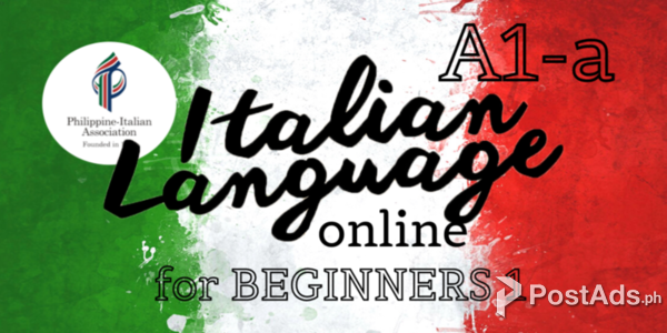 Italian Online Course for Beginners ( A1-a) starting Feb 20 by PIA