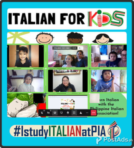 Italian Online Course for KIDS beginner level starting Feb 26 by PIA