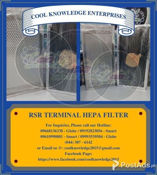 RSR Terminal HEPA Filter w/Case - Meycauayan