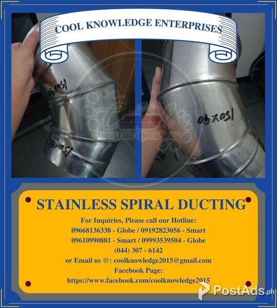 Stainless Spiral Ducting - Meycauayan