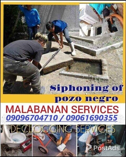 Malabanan RAA Makati Siphoning and Declogging Services.09061690355