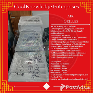 Meycauayan Air Grilles for HVAC | PostAds PH