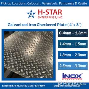Galvanized Iron Checkered Plate | PostAds PH