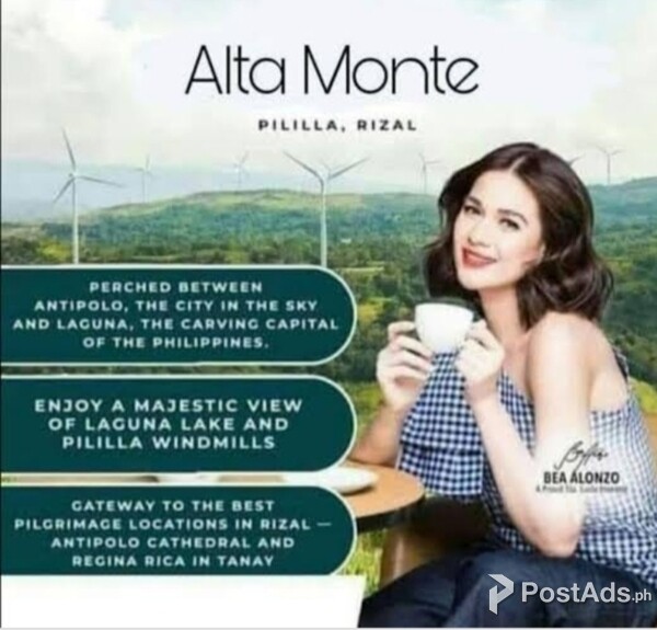ALTA MONTE PILILLA RIZAL Lots For Sale