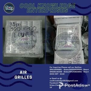 Air Grilles for HVAC Batangas Supply/Installation | PostAds PH