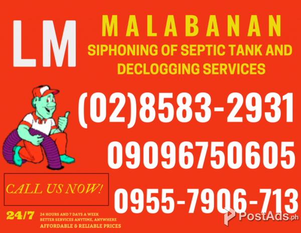 malabomalabanan siphoning and plumbing pozo negro services 09096750605
