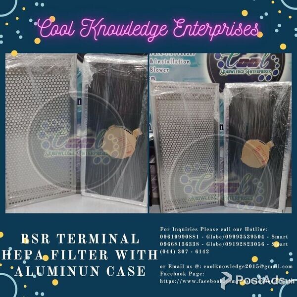 RSR Terminal Module HEPA Filter with Aluminum Casing Quezon City