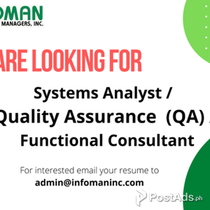 Systems Analyst and Quality Assurance (QA) | PostAds PH