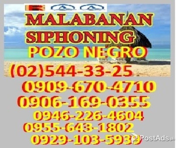 Malabanan Taguig City Siphoning Septic tank Services5443325
