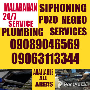 lims malabanan siphoning pozo negro plumbing services | PostAds PH