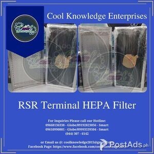 RSR Terminal HEPA Filter with Aluminum Case Intramuros, Manila | PostAds PH