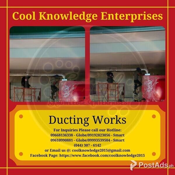 Ducting Works Services Malolos, Bulacan