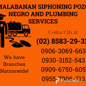 bf homes malabanan siphoning septic tank services 85832931/09063069663 | PostAds PH