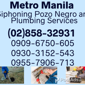 Metro Manila Siphoning Pozo Negro Service | PostAds PH