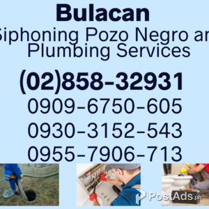 Bulacan Siphoning Pozo Negro and Plumbing Services | PostAds PH