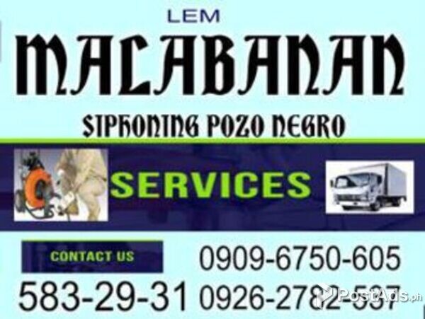 Bacolod Malabanan Siphoning Septic Tank Services:09262782537
