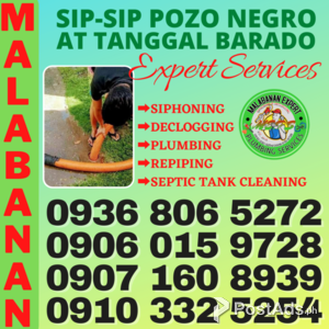 MALABANAN SIP-SIP/SUYOP/ HABWA POZO NEGRO AT TANGGAL BARADO | PostAds PH