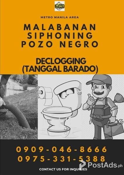PASIG MALABANAN SIPHONING SERVICES 09090468666 09753315388