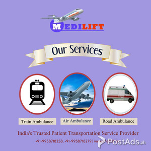 Rapid Emergency Air Ambulance Available in Dibrugarh for Patient Trans | PostAds PH