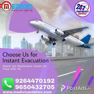Now Gain Quick Transferred by Medivic Air Ambulance in Patna | PostAds PH