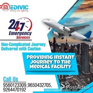 Hire with Low Expenses ICU Air Ambulance in Silchar by Medivic | PostAds PH