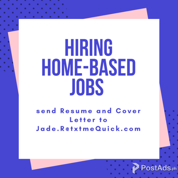 txtmeQuick is hiring Home-based Graphics Designer!