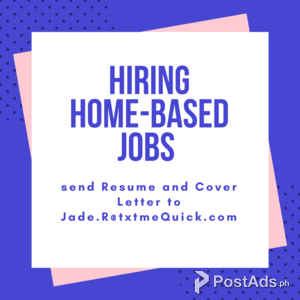 txtmeQuick is hiring Home-based Graphics Designer! | PostAds PH