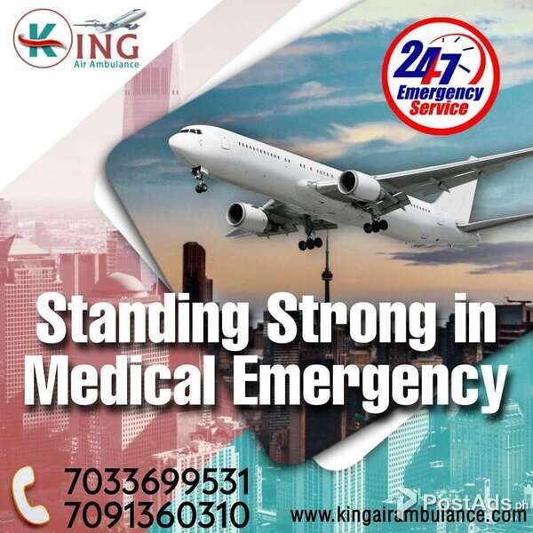 Pick King Air Ambulance Services in Guwahati with Medical Support  