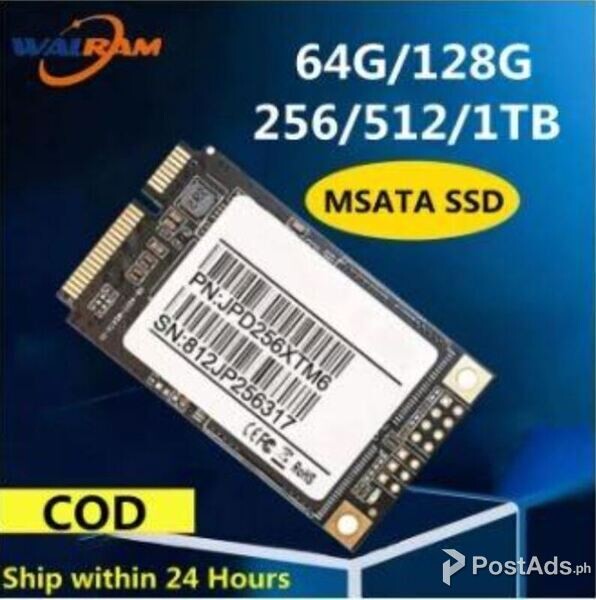 Walram MSATA MINI PCI-E 512/256/128/64G MLC Digital Flash SSD1TB HDD 