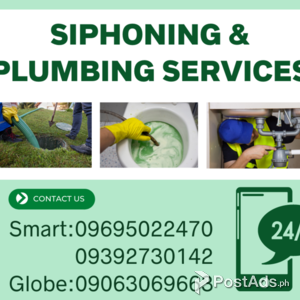 malabanan siphoning/plumbing services 09063069663 | PostAds PH