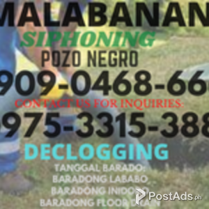 MANILA AREA MALABANAN POZONEGRO TUBERO TANGGAL BARADO 0909-0468-666 | PostAds PH