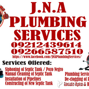 JNA PLUMBING SIPHONING SERVICES 09212439614 | PostAds PH