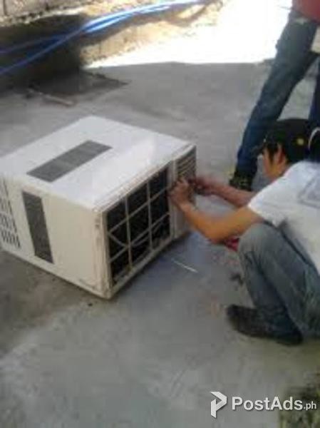 Accepts air con chemical cleaning with pressure washer