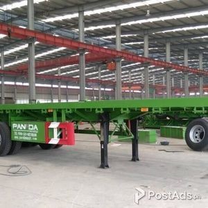 China PANDA brand tri-axle container flatbed trailer | PostAds PH