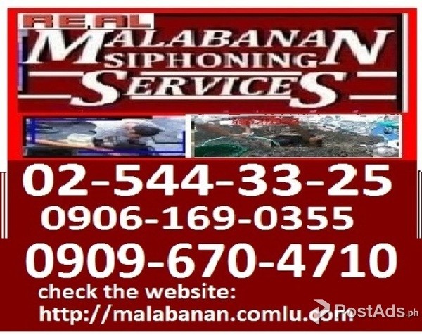 Malabanan Caloocan City Siphoning Septic tank Services,5443325