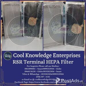 RSR terminal HEPA Filter with Case Angeles Pampanga | PostAds PH