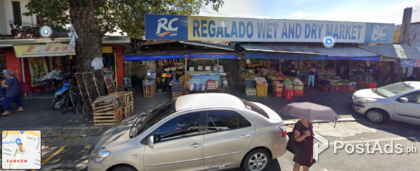 Market Space for Rent approx 9 to 12sqm PhP2 000 ea week
