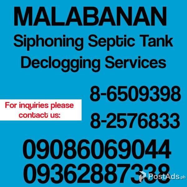 09362887338 MALABANAN SIPHONING SERVICES IN LAS PINAS
